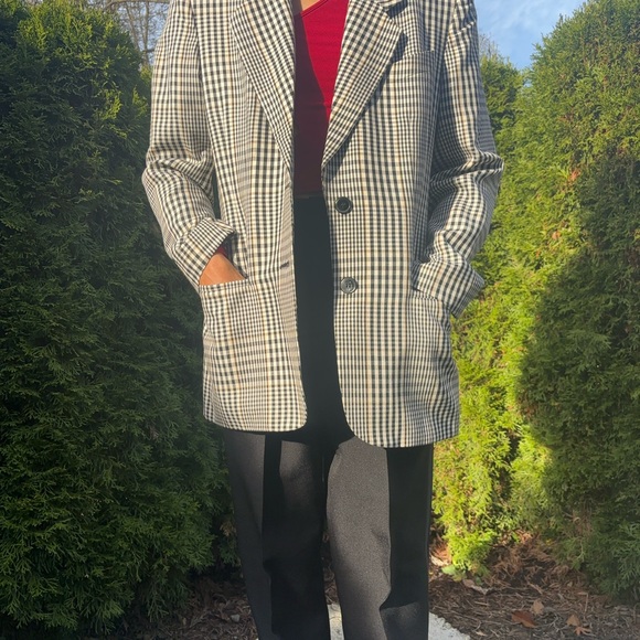 Jones New York plaid structured Blazer - Picture 2 of 7